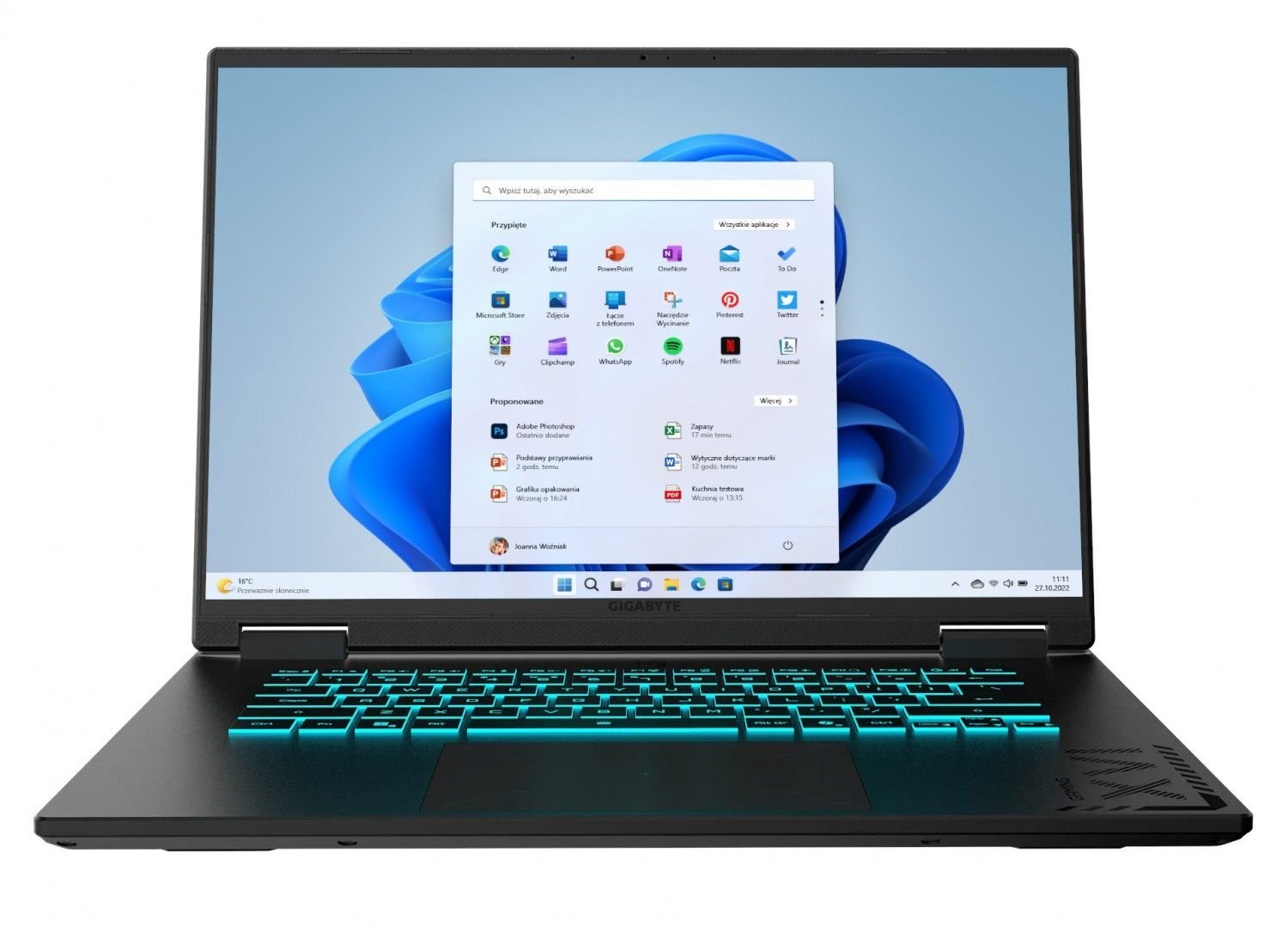 Gigabyte A16 - AMD Ryzen 7 260 | 16"-165Hz | 64GB | 2TB | W11H | RTX 5060