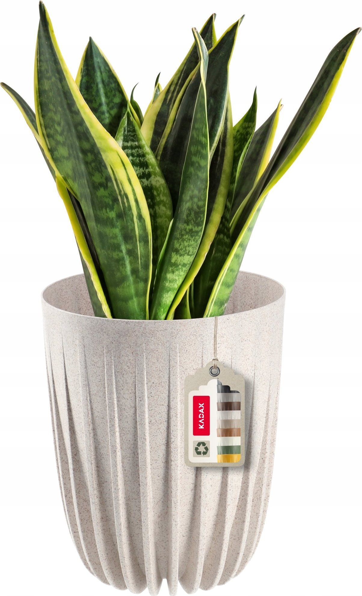 Kadax Doniczka Donica Wkład Osłonka Na Kwiaty Krem 25cm