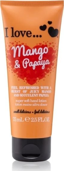 I love I LOVE_Super Soft Hand Lotion krem do rąk Mango Papaya 75ml