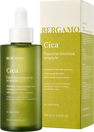 Bergamo Colours Cica Kojąco-nawilżające serum do twarzy z wąkrotką azjatycką 150ml