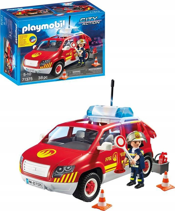 Playmobil Playmobil 71375 Samochód komendanta straży pożarneJ STRAŻ POŻARNA