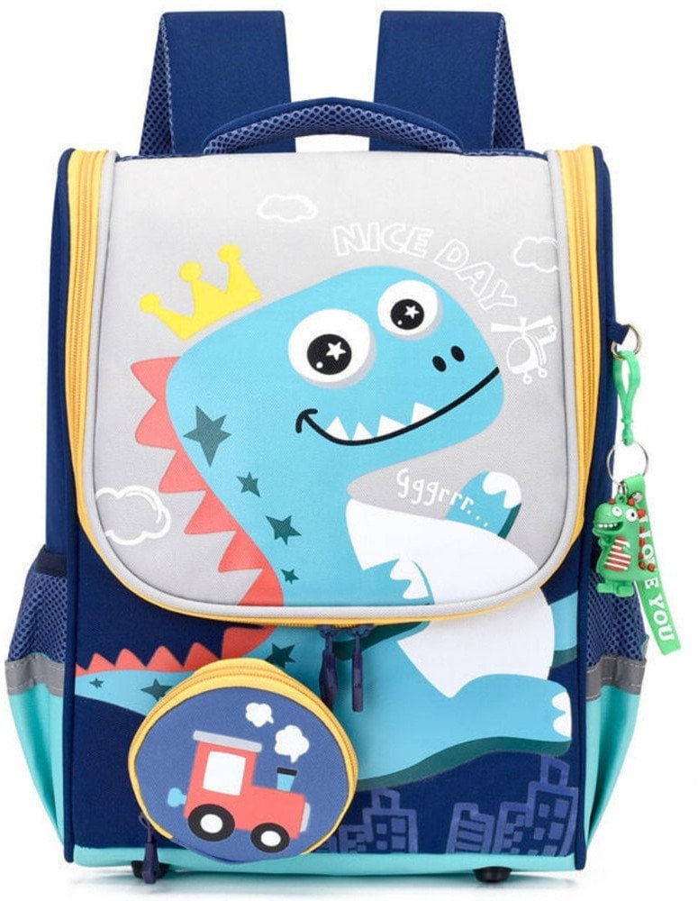 Plecak Szkolny Dinozaur Saszetka Z Lokomotywą Zawieszka 21L