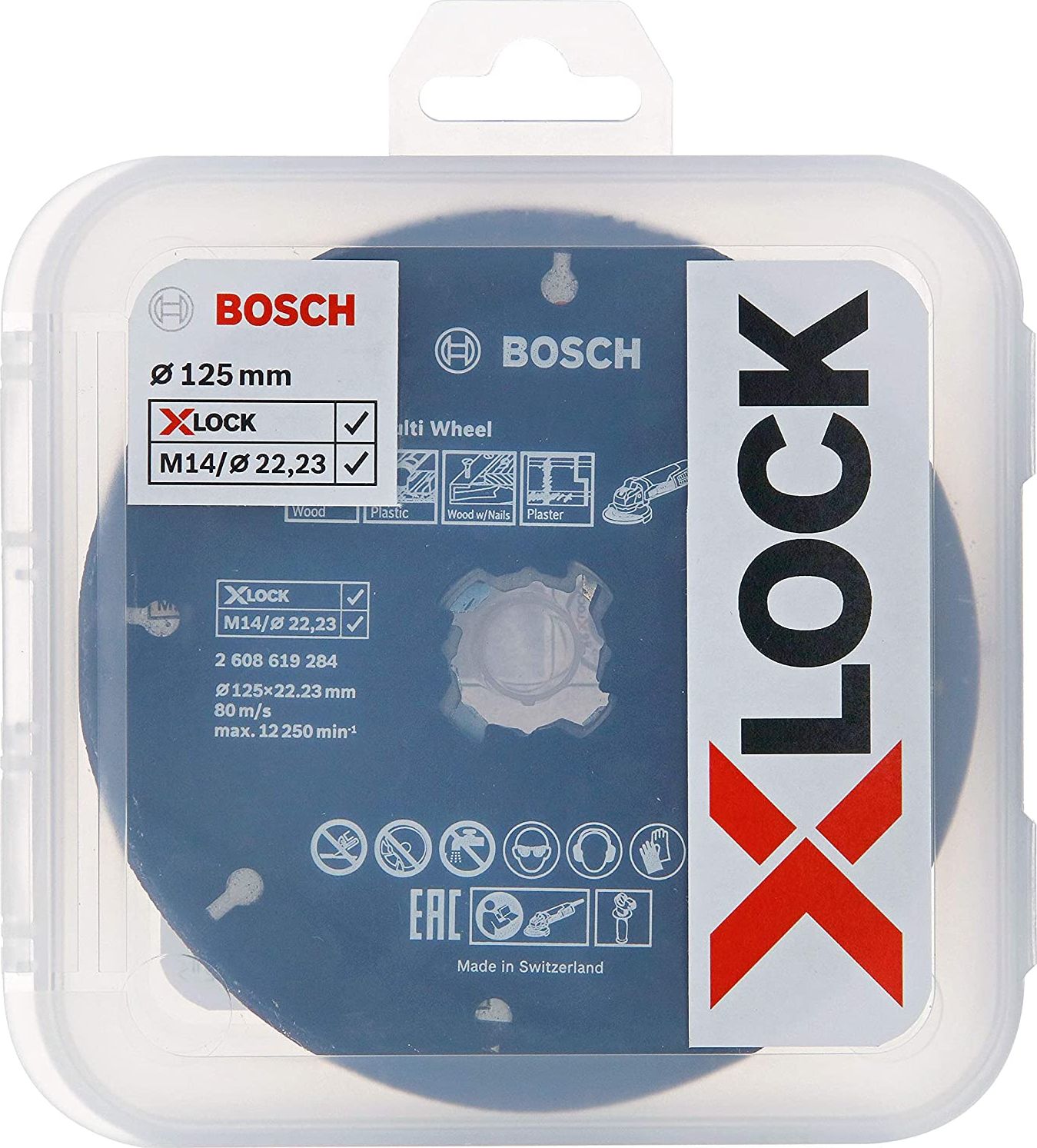 Bosch Zestaw 5 tarcz 125mm X-Lock