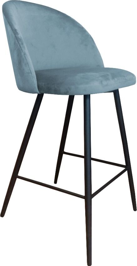 Atos Hoker CLAUDINE BL VELVET tapicerowany aksamitem z oparciem ATOS