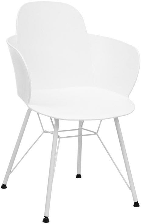 STYLOWE KRZESŁO W KOLORZE BIAŁYM EMMA