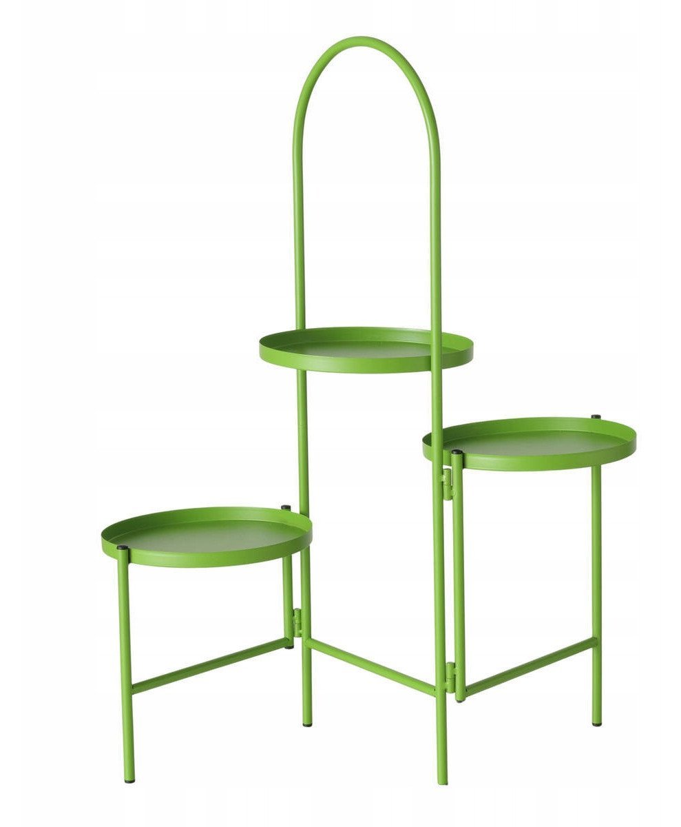 Metalowy kwietnik 3-poziomowy MARETA, wys. 71 cm