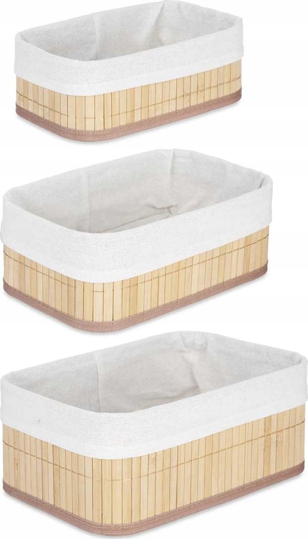 Koszyk prysznicowy Kipit Koszyki na kosmetyki do łazienki, 3 różne rozmiary