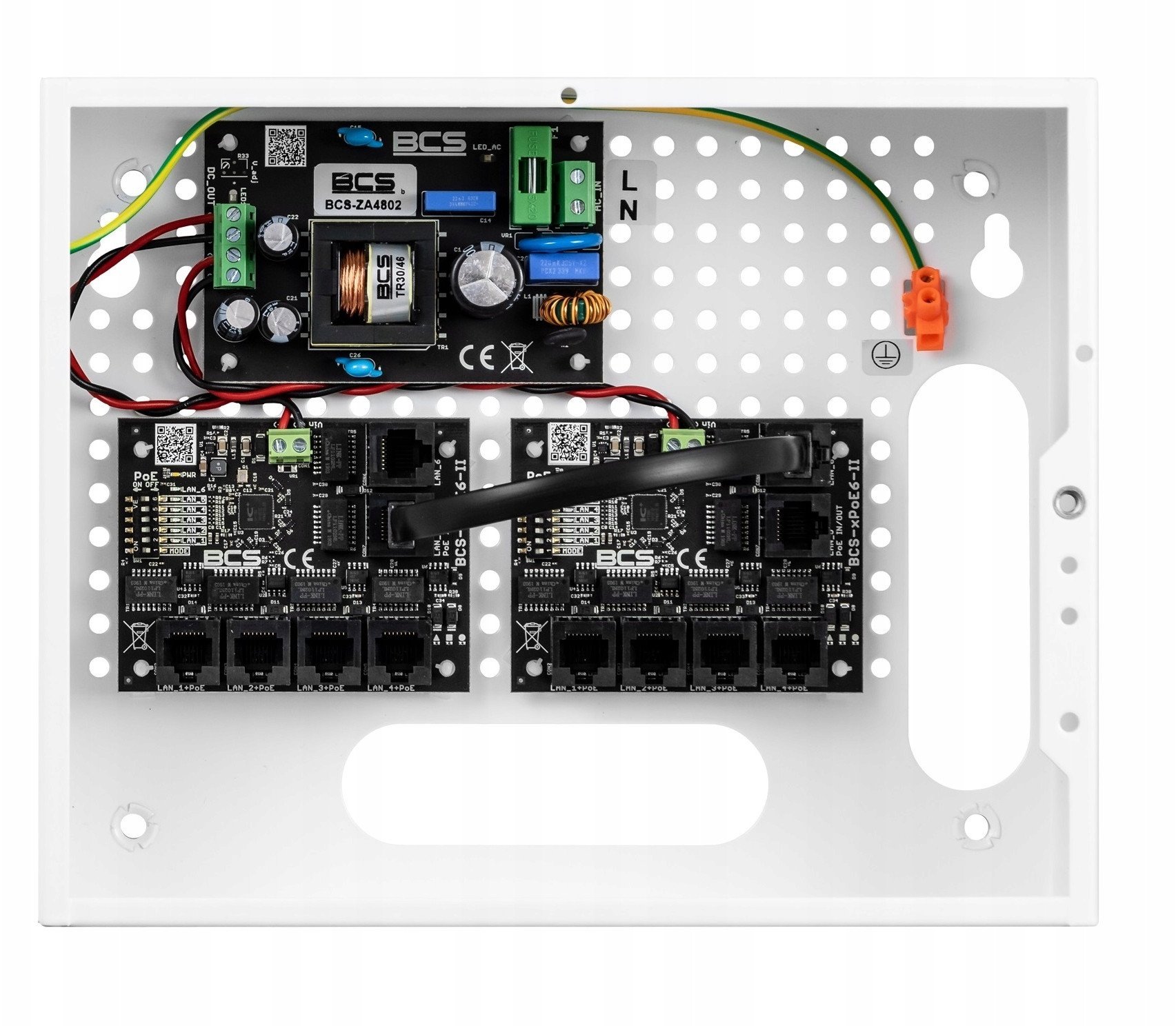 BCS-IP8/E-S BCS Zasilacz impulsowy ze switchem