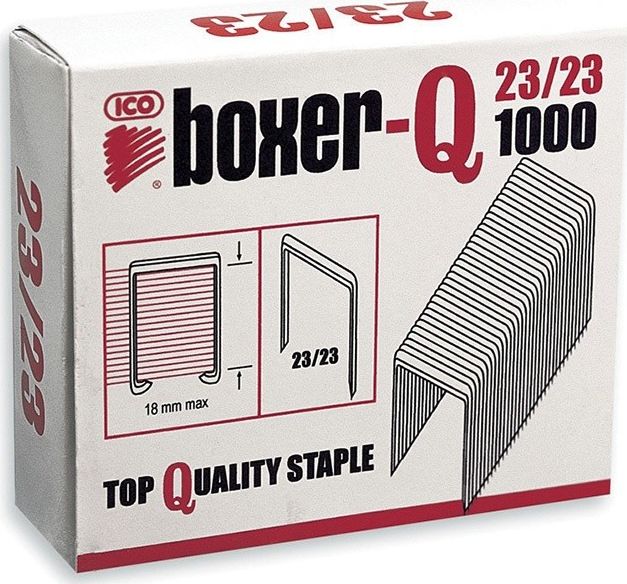 ICO Boxer Zszywki 3/23 galwanizowane 1000 sztuk