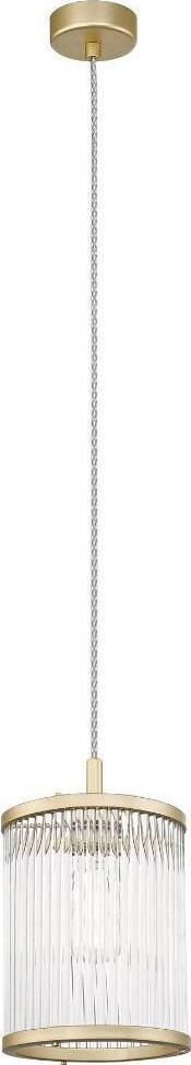 Lampa wisząca Zumaline LAMPA wisząca SERGIO P0528-01F-V6AC Zumaline klasyczna OPRAWA szklany zwis złoty