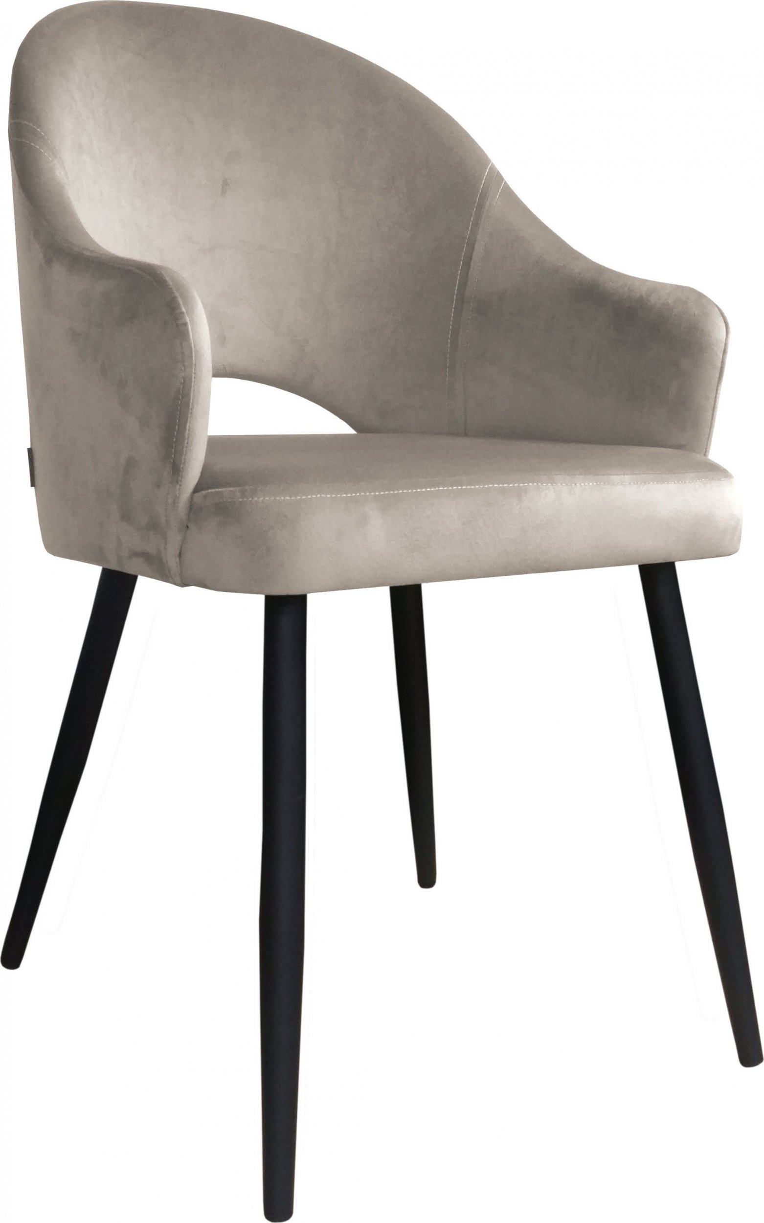 Atos Krzesło Velvet noga czarna MG09