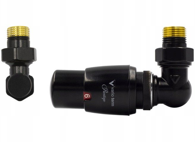 Vario Term zestaw termostatyczny MASTER prawy czarny mat EMAGS0224CFK/P