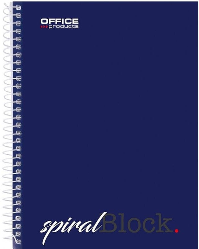Office Products Kołonotatnik A5/80k linia granatowy