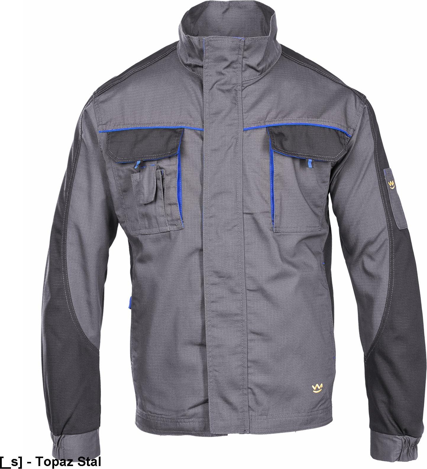 Polstar A8BL - SEVEN KINGS BLUZA TOPAZ STAL, POLIESTER/BAWEŁNA (65% /35%), POLIESTER (100%), 260G/M2, XXL