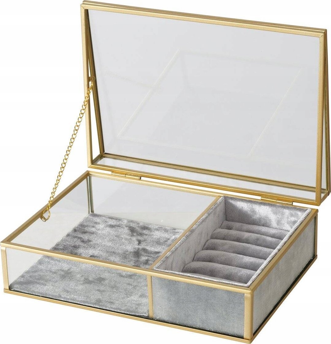 Boltze Pudełko na zegarki i na biżuterię CLIPO, transparentne