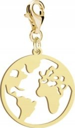 Radziszewska Jewellery Pozłacany Charms KULA ZIEMSKA DEDYKACJA