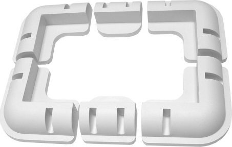 SolarFam Komplet uchwyty narożne do paneli słonecznych 6 elementów