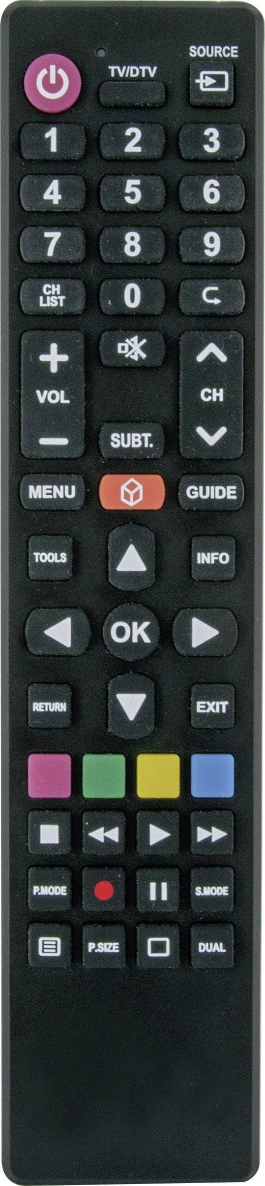 Pilot RTV Schwaiger Schwaiger Fernbedienung 5 in 1 vorprogrammiert Schwarz