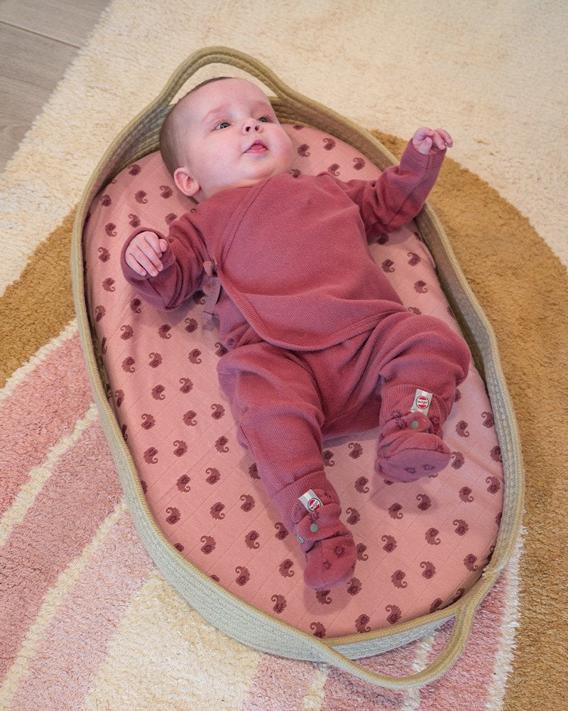 Special offer! Lodger Topper Nomad Rib cotton shirt Rosewood 68cm TPR 099_68