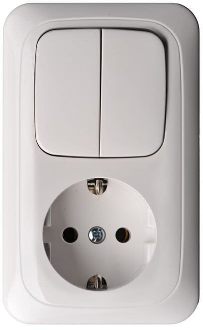 SOCKET AND SWITCH CLUSTER PKLJ-0021