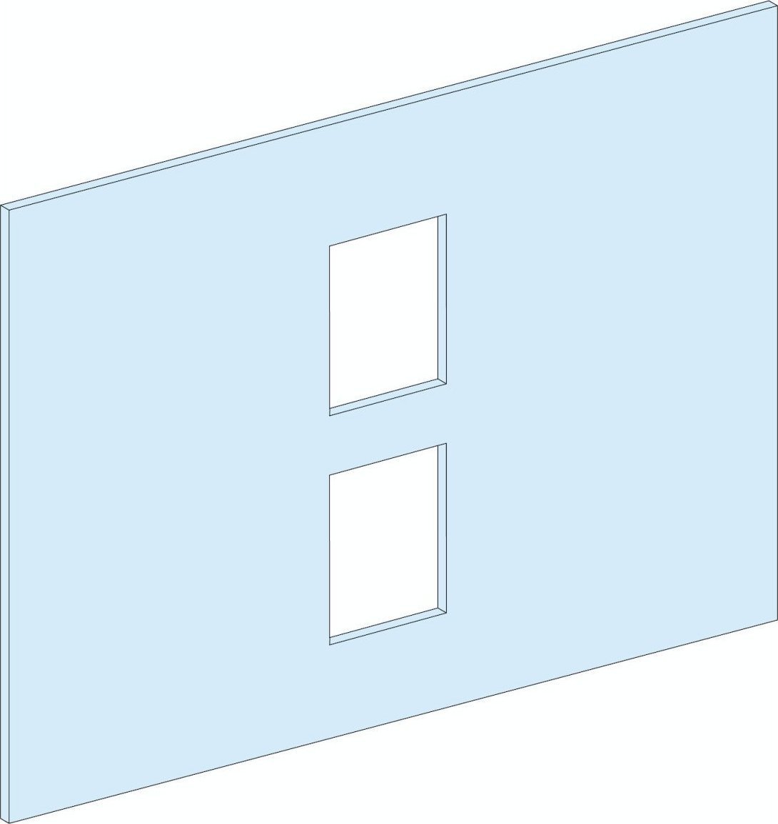 Schneider Prisma Plus, system P, płyta czołowa, przeł. zasilania NSX630, nap. siln. LVS03656