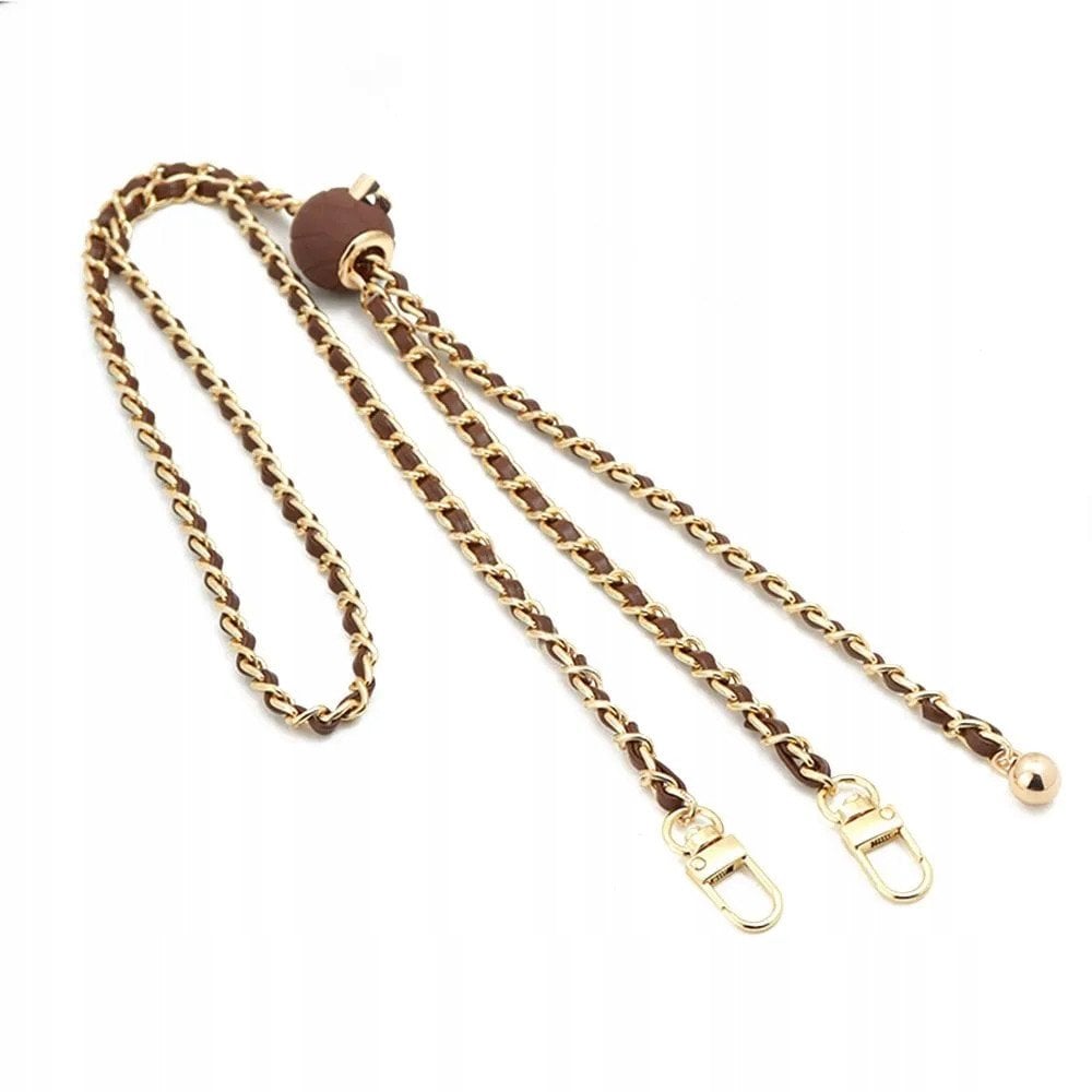 Łańcuch / Smycz z uchwytem GLAMOUR wszystkie modele max 80mm szer. BRĄZOWY