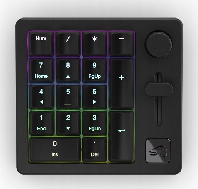 Klawiatura Triton Glorious GMMK Wireless Numpad - Fox Switches, black