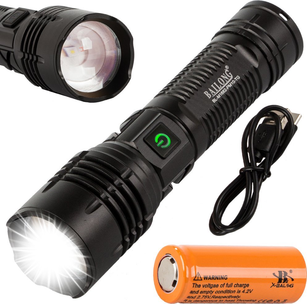 Bailong Latarka taktyczna bailong mocna led pm10-tg zoom Latarka taktyczna bailong mocna led pm10-tg zoom