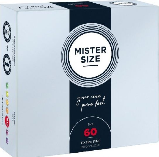 Mister Size Mister Size Condoms prezerwatywy dopasowane do rozmiaru 60mm 36szt.