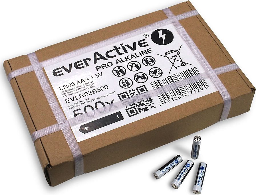 EverActive Bateria Pro AAA / R03 500 szt.