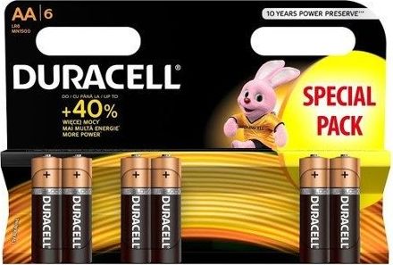 Duracell Bateria AA / R6 6 szt.
