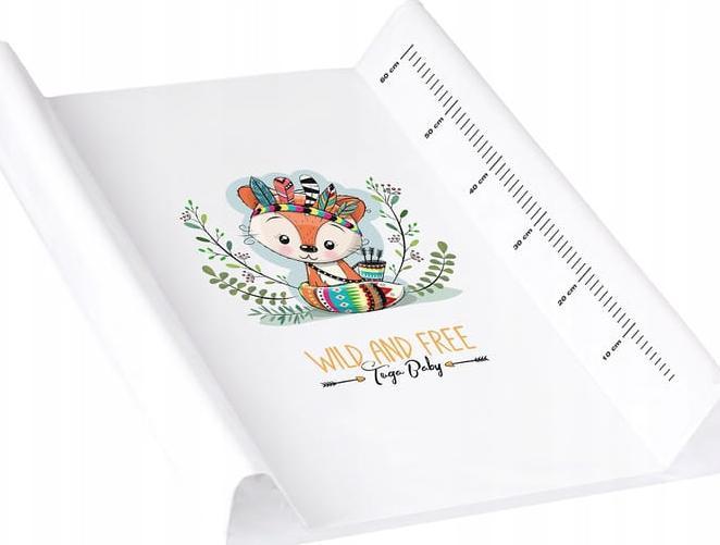 Tega Baby Przewijak dla dzieci 50x70 biały lisek (3001580)