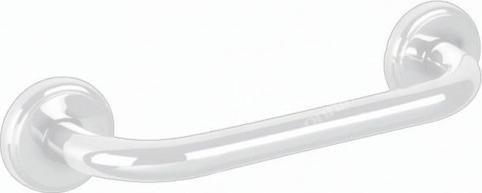 Bisk Uchwyt łazienkowy nad wannę prosty 22,8 cm biały