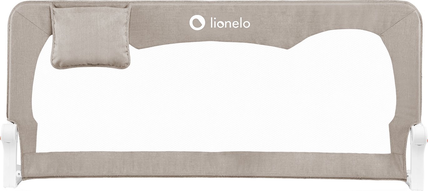 Lionelo Barierka do łóżka Hanna Beige Melange 66 x 150 cm Lionelo