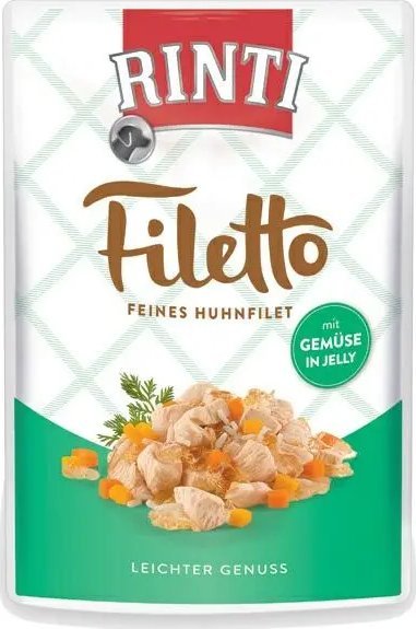 Rinti Filetto Karma Mokra dla Psa Kurczak Warzywa 100g