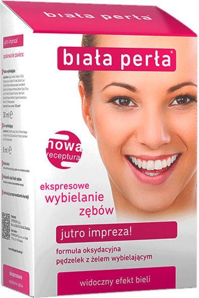 Biała Perła Jutro Impreza pasta wybielająca + żel 30 ml + 8 ml