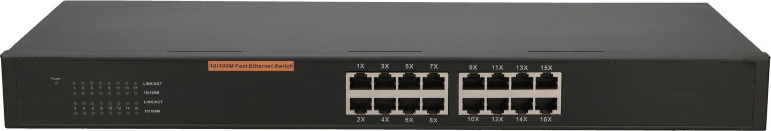 ExtraLink EXTRALINK HEXON 16-port FastEthernet Unmanaged Desktop Switch