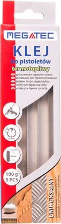 Wkłady klejowe Megatec 11 mm x 200 mm przezroczyste 5 szt. 0.1 kg Termik (BN1051 UNIWERS)