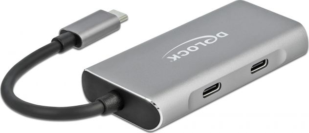 HUB USB Delock 2x USB-C + 2x USB-A 3.2 Gen2 (63260)