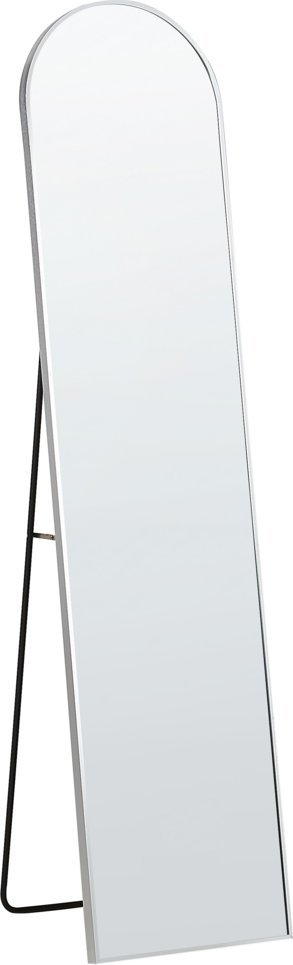 Beliani Lustro Stojące Srebrne Bagnolet!