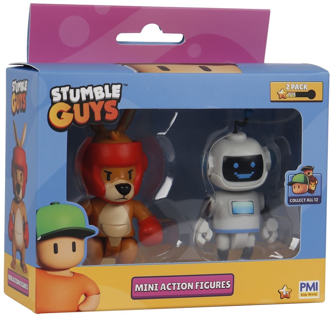 Figurka P.M.I Stumble Guys S2 Boxing Roo i StumbleBot MK2 2-pack (SG3202B)