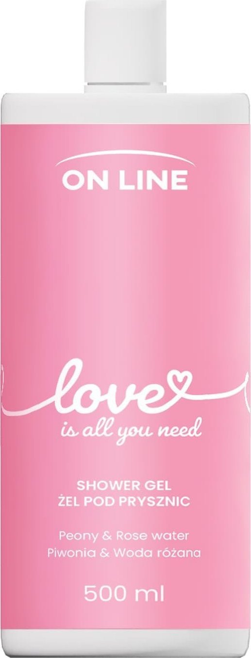 Arganicare ON LINE Emocje Żel pod prysznic Love - piwonia i woda różana 500 ml