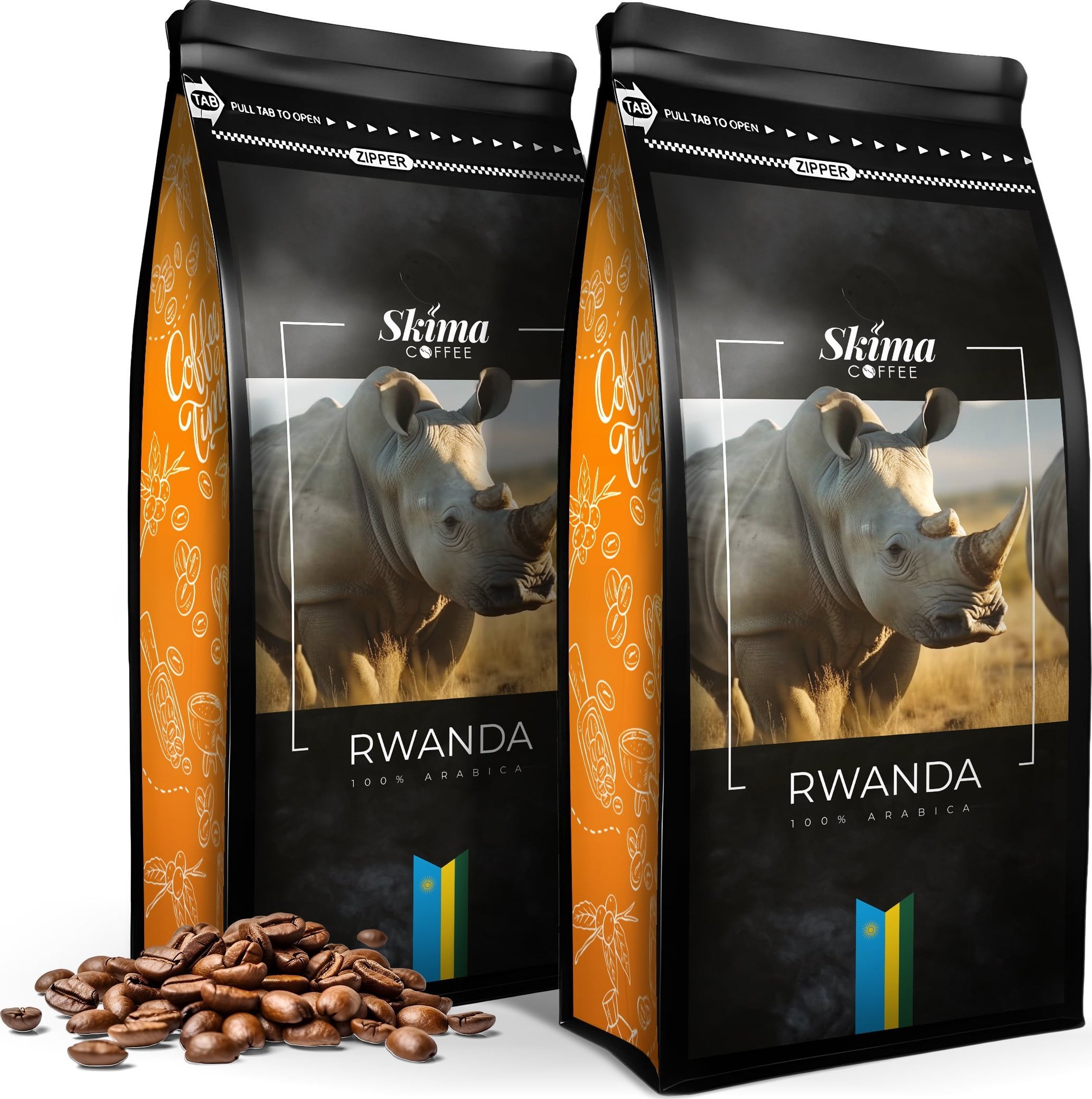 Kawa ziarnista SkimaCoffee Rwanda 2 kg