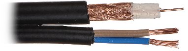 KABEL CCTV RG-59+2X0.75/ZEL/200