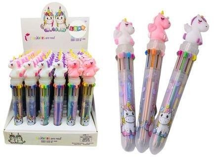 Długopis wielokolorowy 10 kolorów (36szt)