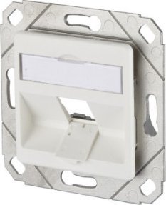 Metz METZ CONNECT Puszka połączeniowa Keystone podtynkowa 1 port pusta biała