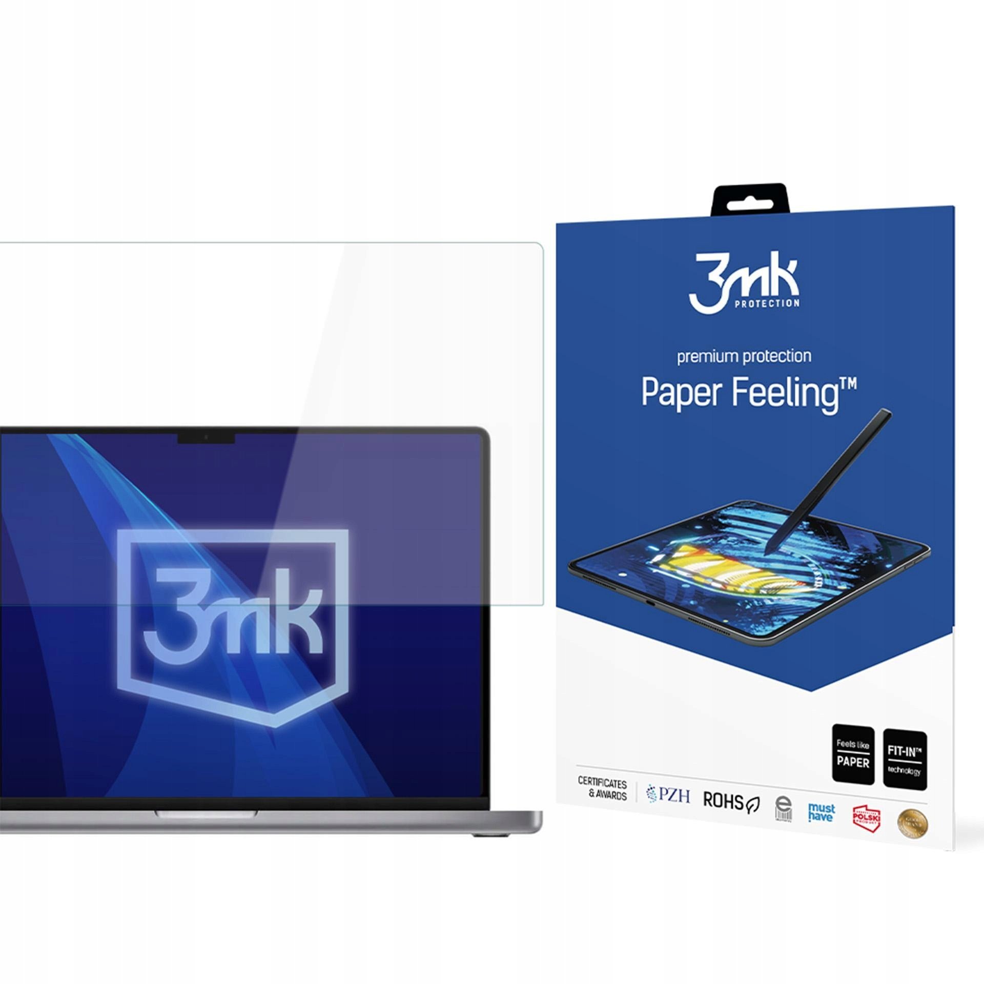 Apple Macbook Pro 16 M1/M2/M3/M4 - up to 17" 3mk Paper Feeling