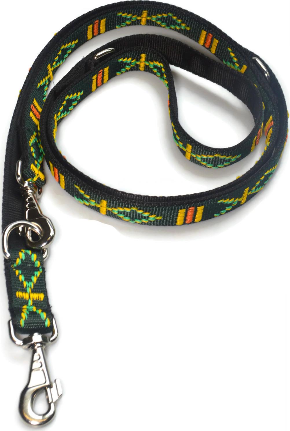 Alizoo Smycz podwójna indiańska dla dużego psa 30mm/220cm - ALIZOO