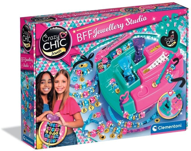 Clementoni Zestaw do tworzenia biżuterii Crazy Chic Bff Jewelry Studio, w różnych kolorach