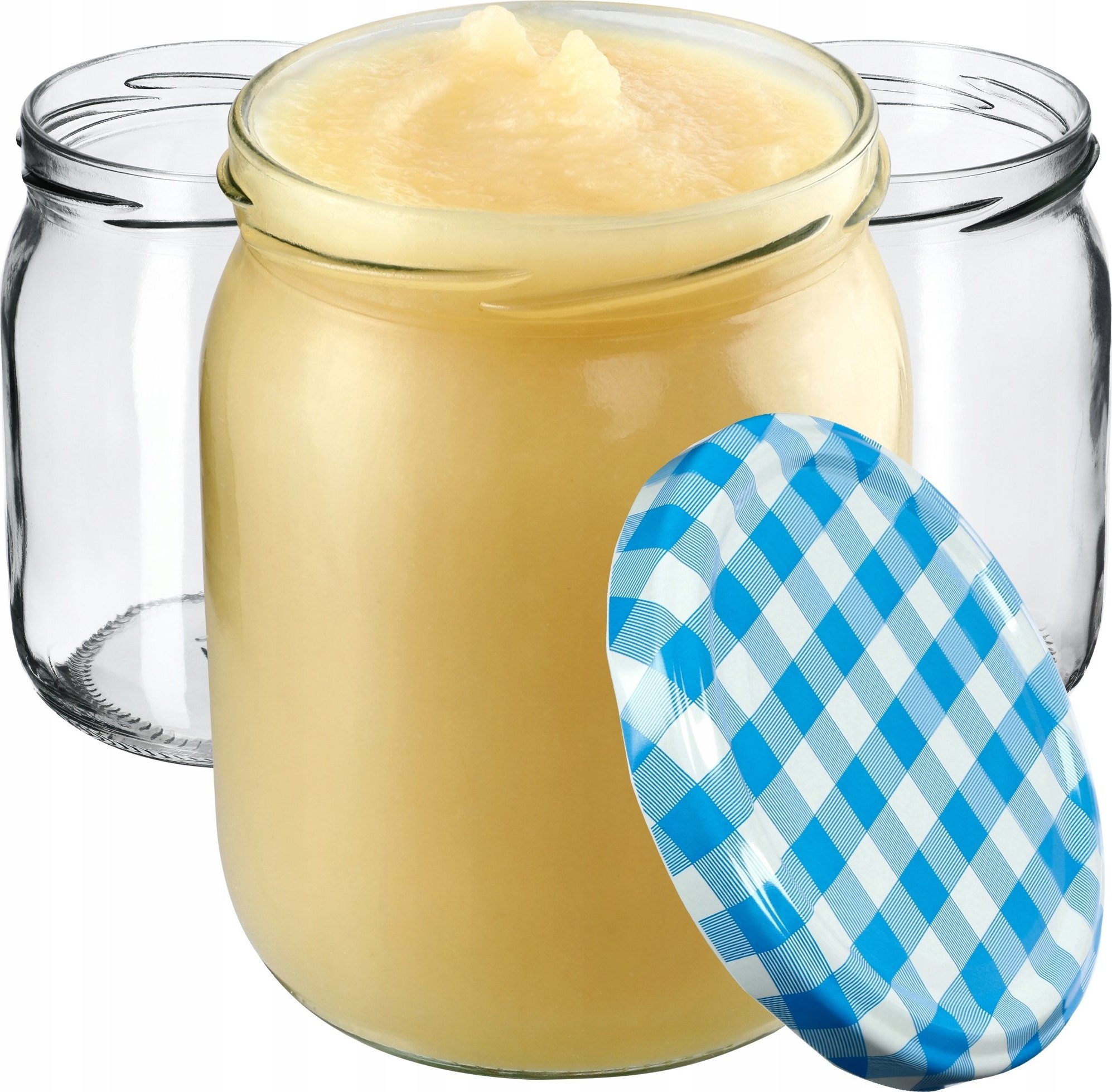 Kadax 16x Słoik Szklany 540ml Słoiki Dżem + Wieczko fi82